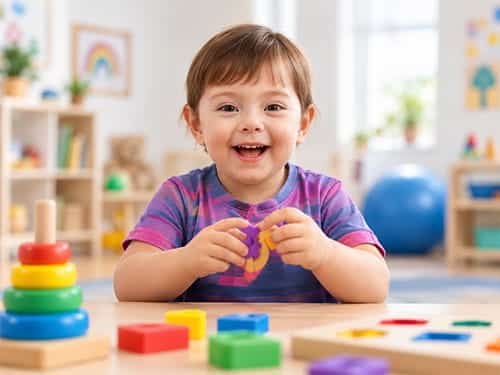کاردرمانی کودکان سندرم داون (Down Syndrome)
