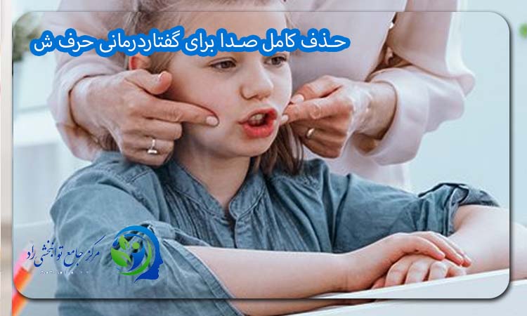 حذف کامل صدا برای گفتاردرمانی حرف ش