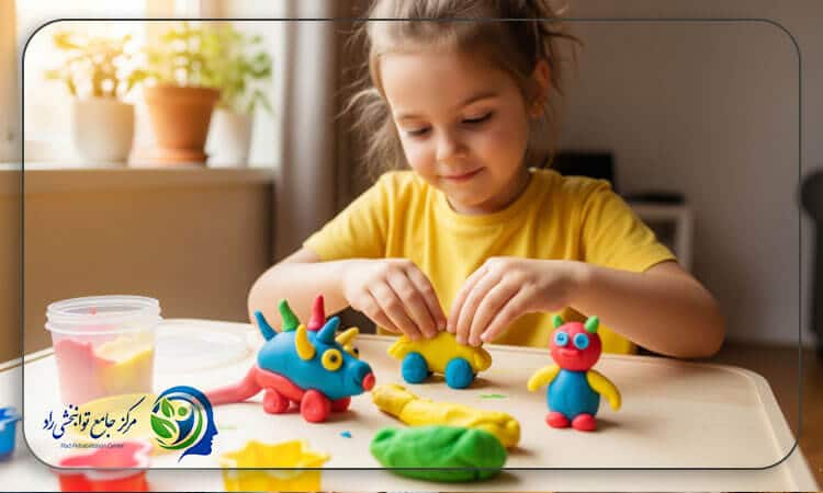 خمیر بازی برای تخلیه انرژی و هیجانات منفی