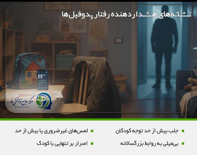 نشانه‌های هشداردهنده رفتار پدوفیل‌ها