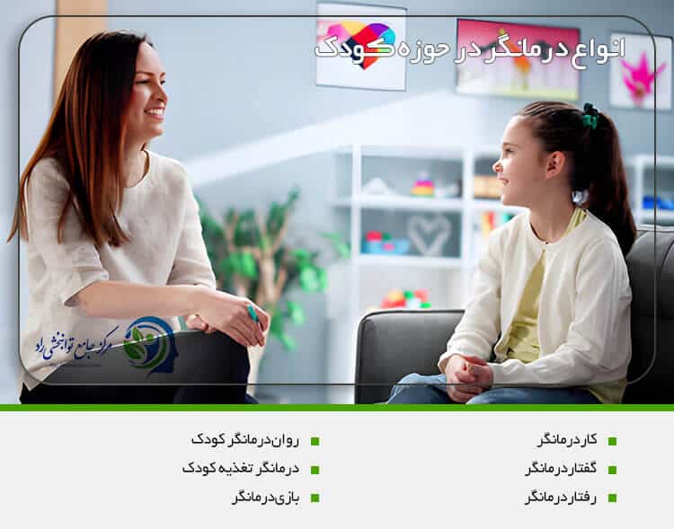 انواع درمانگر در حوزه کودک