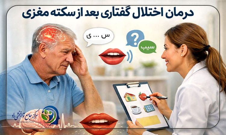 درمان اختلال گفتاری بعد از سکته مغزی