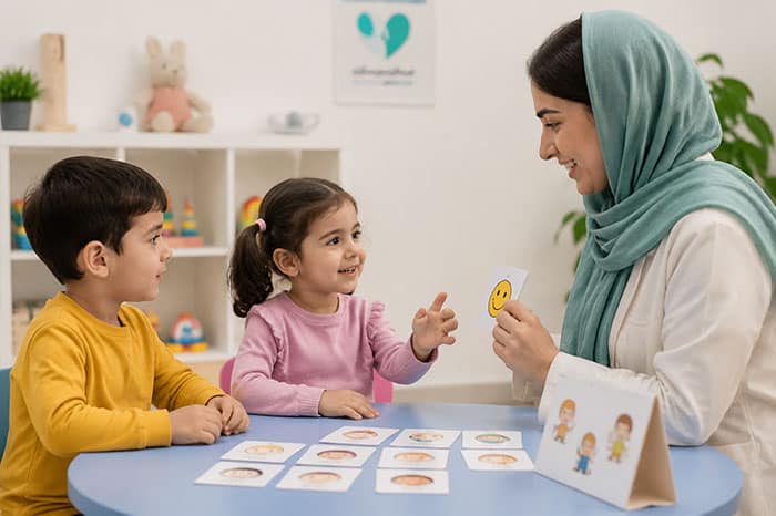 آموزش مهارت‌های اجتماعی کودکان اوتیسم